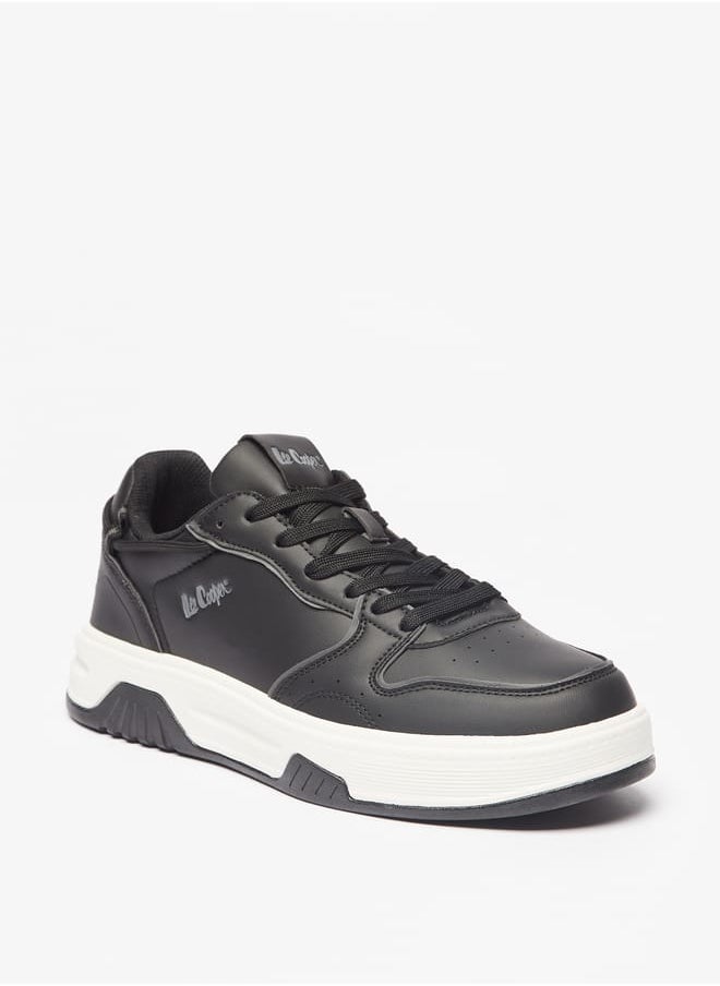 Lee Cooper - Mens Panelled Lace-Up Sneakers - Image 1