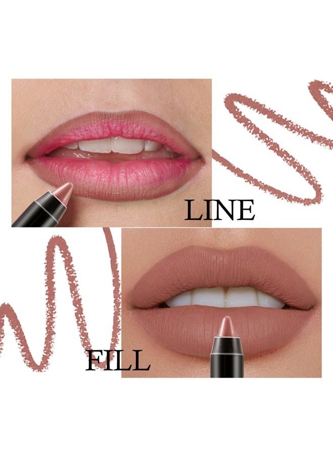 Boobeen Matte Lip Crayon Lipstik Pencil Velvety Creamy Matte Lip Liner Full Coverage High Pigment Waterproof Long Lasting Lipstick for Women, Matte Lip Color with Smooth - Image 2