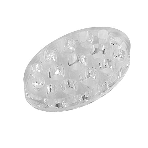 Antilog Ink Holder,15 Holes Oval Acrylic Permanent Makeup Microblading Pigment Cup Stand Ink Holder - Image 1