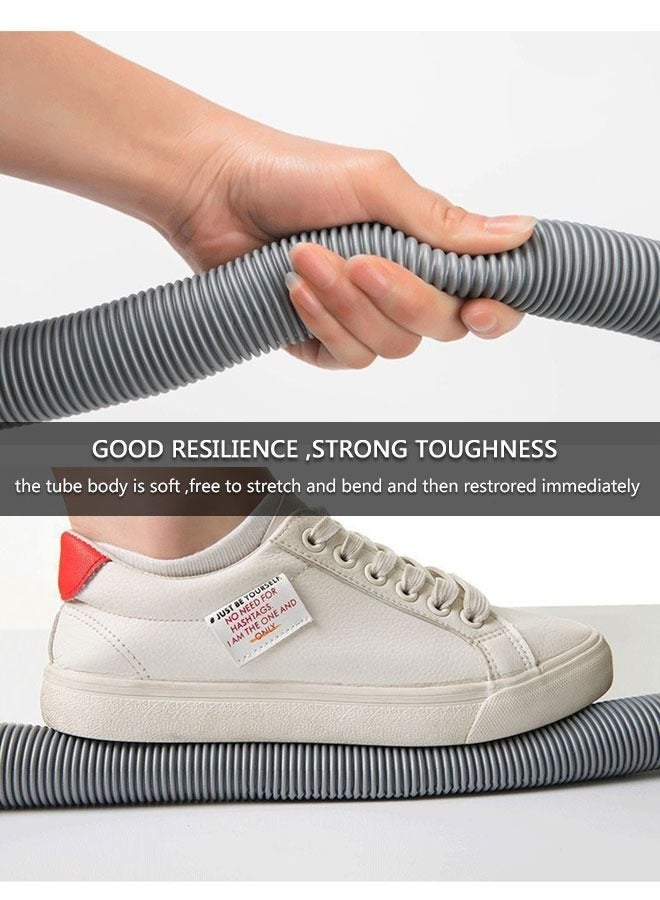 طقم تمديد خرطوم تصريف عالمي بطول 2 متر للغسالات وغسالات الأطباق مع مشبك خرطوم | خرطوم تصريف مرن لأجهزة الغسيل وغسالات الأطباق - Image 5