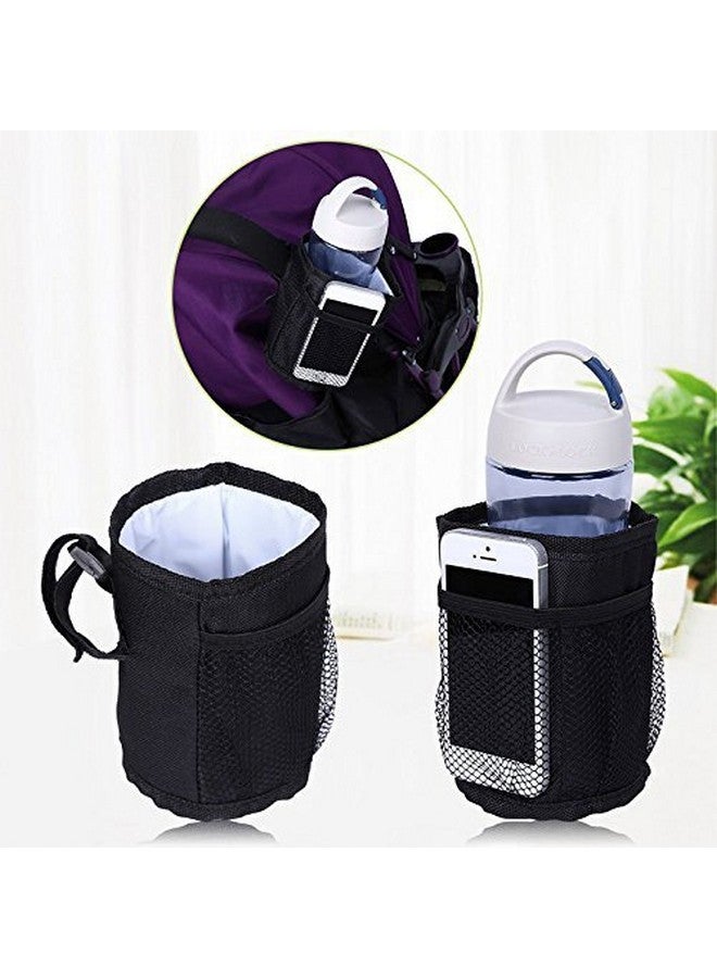 Ucity Stroller Cup Holder Buggy Pocket Organizer for Stroller, Wheelchair, Rollator and Walker - Image 3