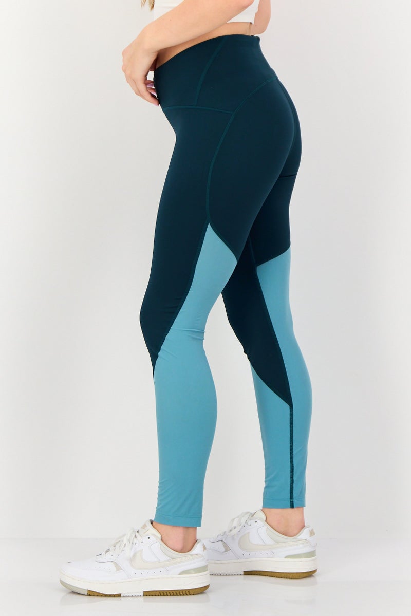 UNDER ARMOUR ليغينغز تدريب رياضية للنساء، أخضر داكن - Image 2