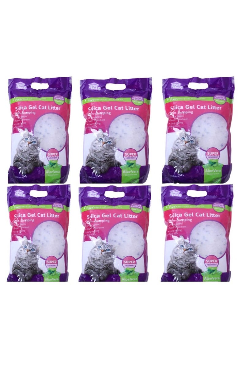 Cat litter,crystal cat litter,2.2kg perbag x 6bags package,super value pack,excellent cat litter - Image 1