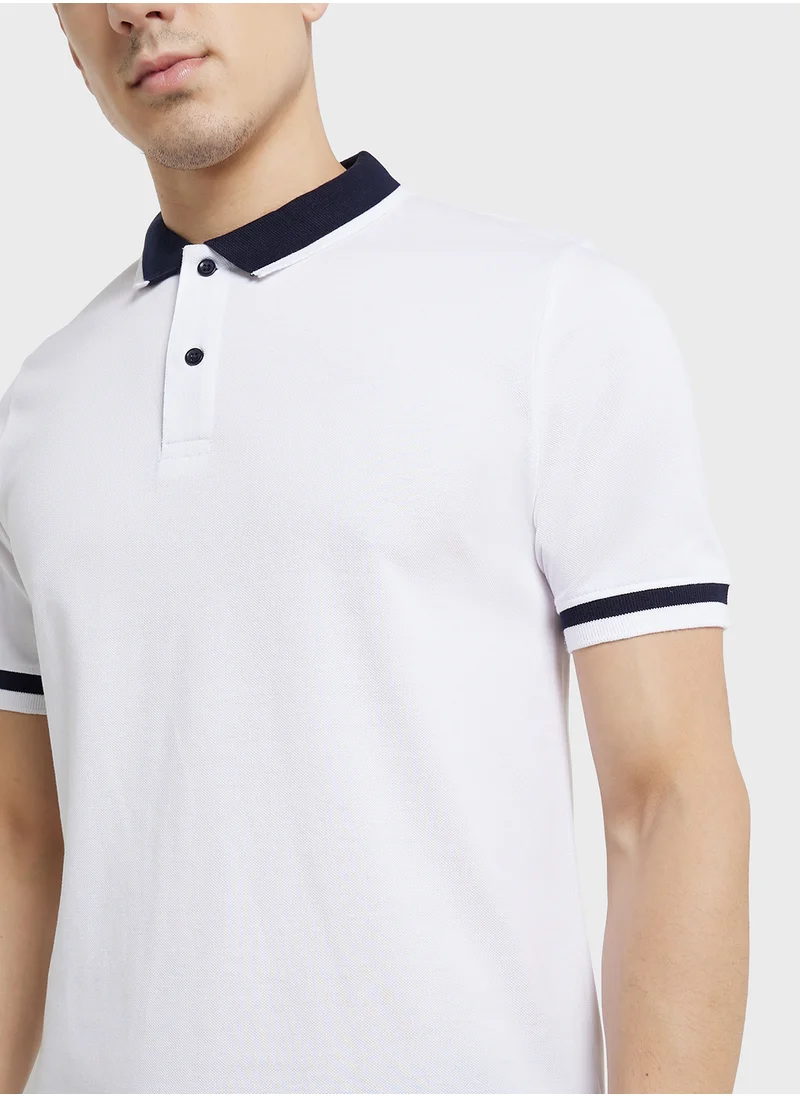 سفنتي فايف Contrast Collar And Tape