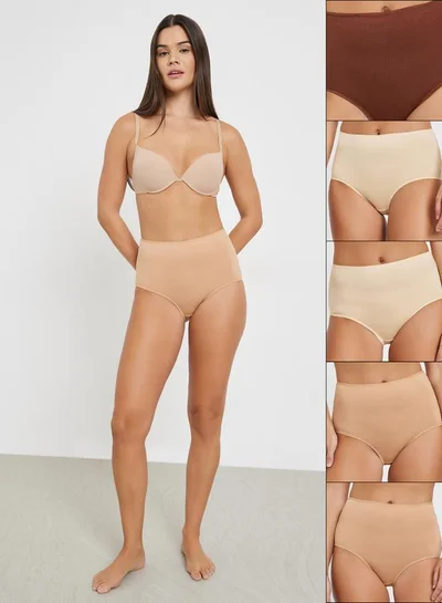 ستايلي مجموعة من 5 سراويل داخلية طويلة