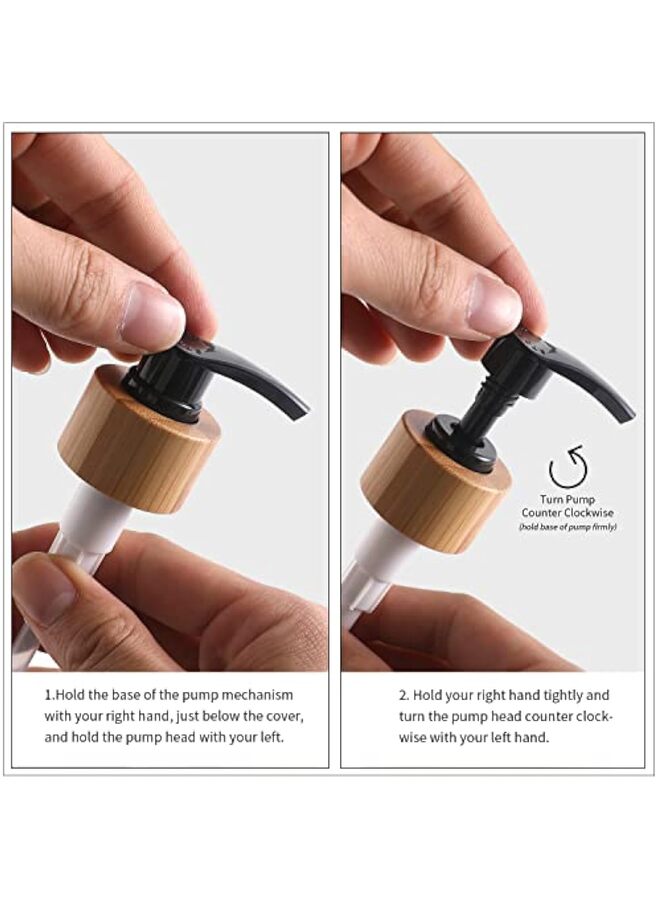 مجموعة موزع الصابون، تحتوي على موزع صابون لليدين والأطباق، مناسبة لديكور المطبخ باللون الأسود - Image 5