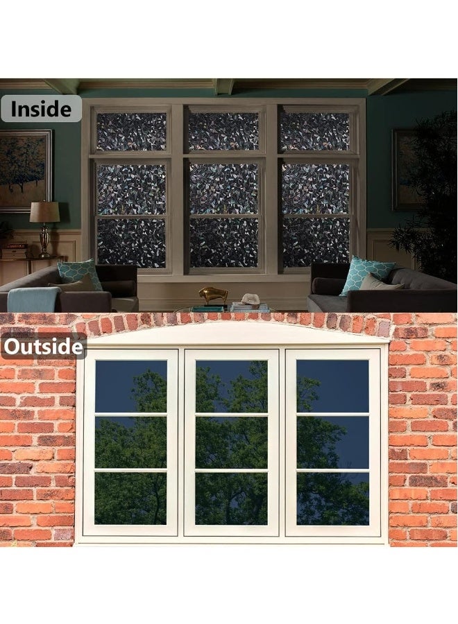 Ultimate Blackout Window Film - Static Cling, 100% UV Blocking, Two-Way Privacy, Easy Install & Remove - Decorative, Versatile Window Tint for Home & Office (11.8 x 78.7 inches) - Image 3