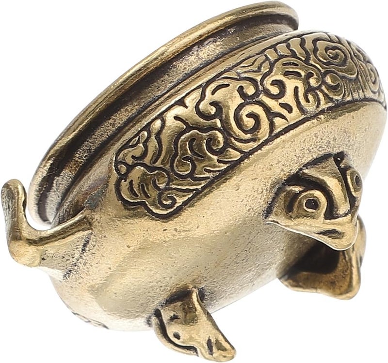 Handmade Brass Incense Burner Holder For Home Aromatherapy Office Tea Ceremony Decor - Image 1