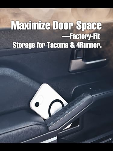 AZUTO Door Side Storage Organizer for TACOMA & 4RUNNER, Black Interior Accessories Compatible with Toyota Tacoma（N400, 2024+ model year）, 4Runner (N500, 2025+ model year Models - Image 3