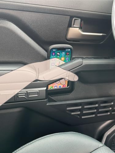 AZUTO Door Side Storage Organizer for TACOMA & 4RUNNER, Black Interior Accessories Compatible with Toyota Tacoma（N400, 2024+ model year）, 4Runner (N500, 2025+ model year Models - Image 4