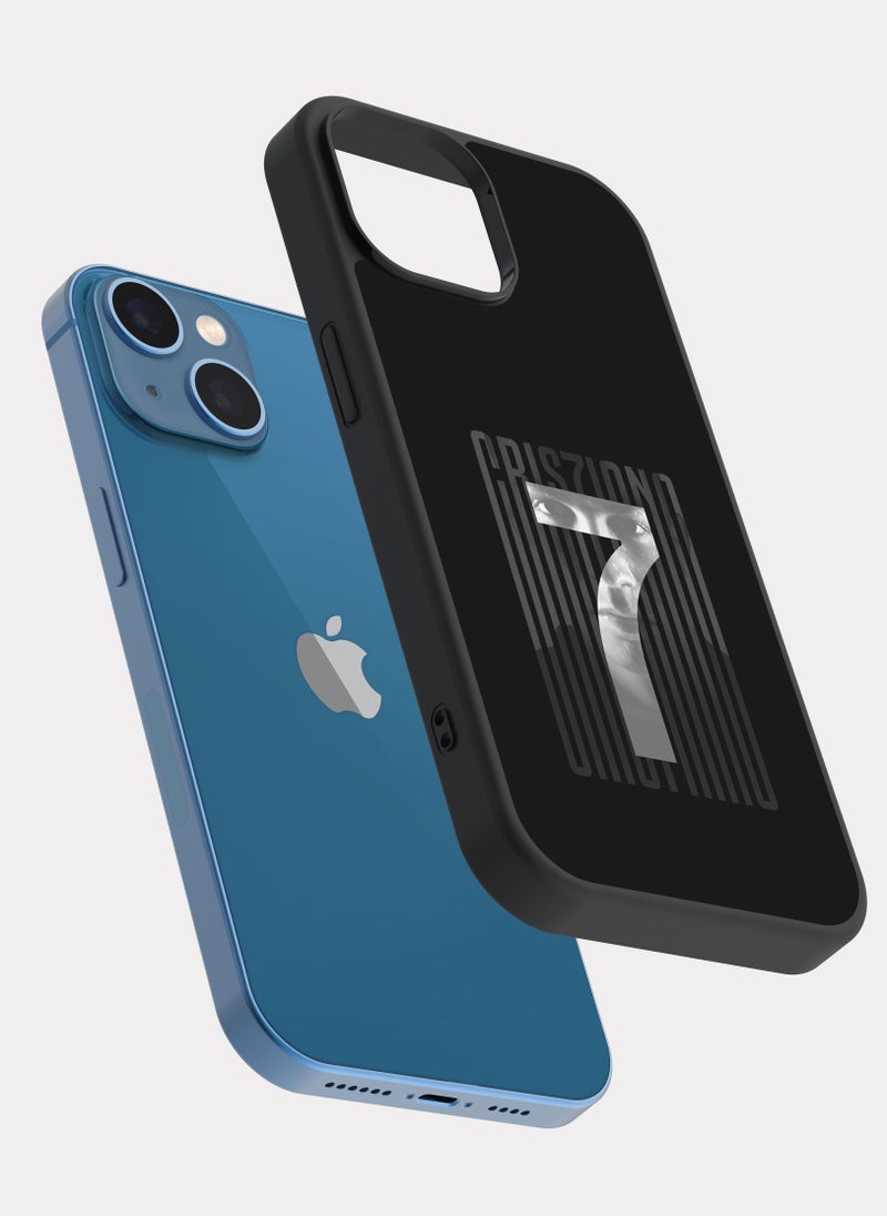 بكسلات كفر ايفون 13 كرستيانو رونالدو اسود - Image 2