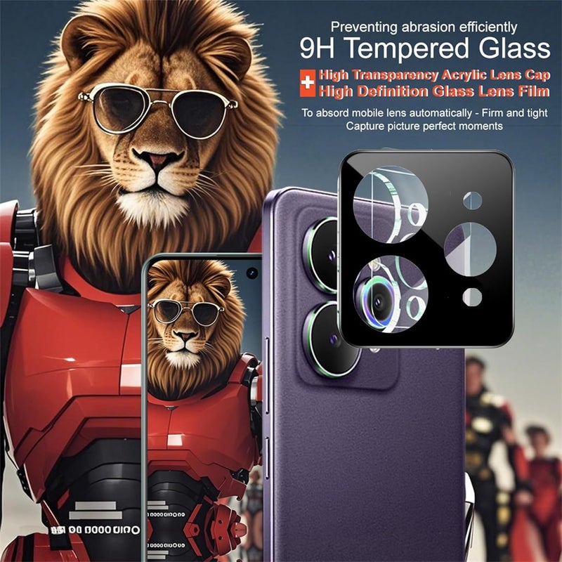 FabeKee Camera Lens Protector Compatible With Realme 15 Pro 5G 9H Tempered Glass, Anti-Scratch, HD Clear, Easy Installation, Ultra-Thin Camera Lens Protection - Image 2