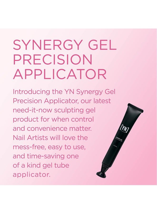 Young Nails Synergy Gel System, Building Gel - Hard Builder Gel, Superior Adhesion & Strength, Structured Nail Gel Builder - Concealer Gel, Blush, Precision Applicator (2 fl oz) - Image 2