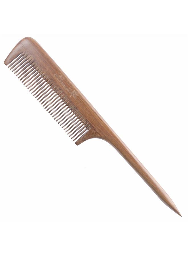 Breezelike Hair Combs - Sandalwood Fine Tooth Comb - No static Natural Aroma Wooden Tail Comb for Women - Image 1