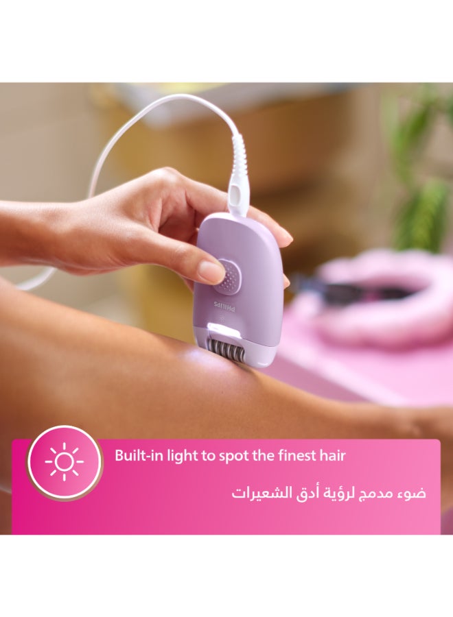 Philips Epilator Series 4000 Corded Epilator purple - Image 5