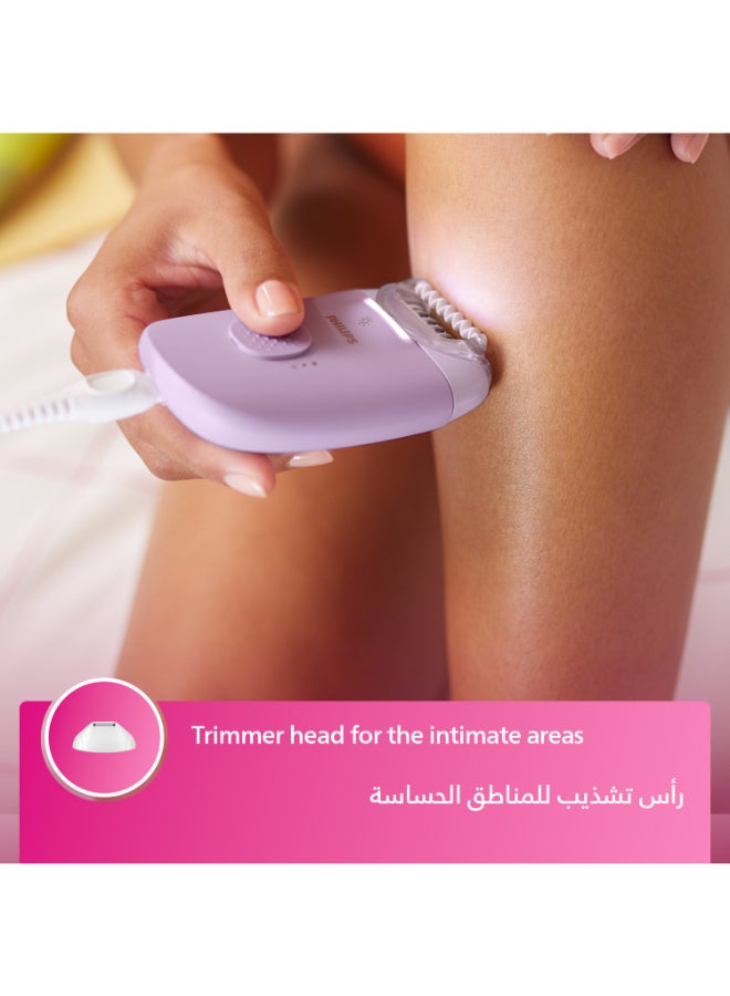 Philips Epilator Series 4000 Corded Epilator purple - Image 4