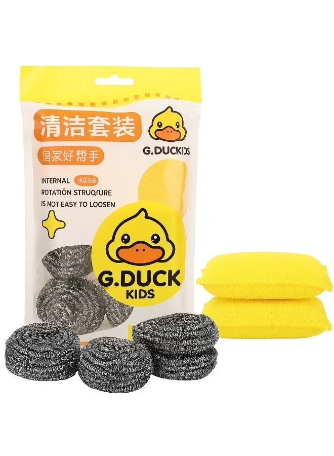 G.DUCK Kitchen Set - 4 Powerful Processing Heads + 2 Cleaning Pieces - Kitchen Pots and Pans Washing Set - Image 1