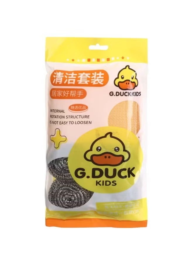 G.DUCK Kitchen Set - 4 Powerful Processing Heads + 2 Cleaning Pieces - Kitchen Pots and Pans Washing Set - Image 3