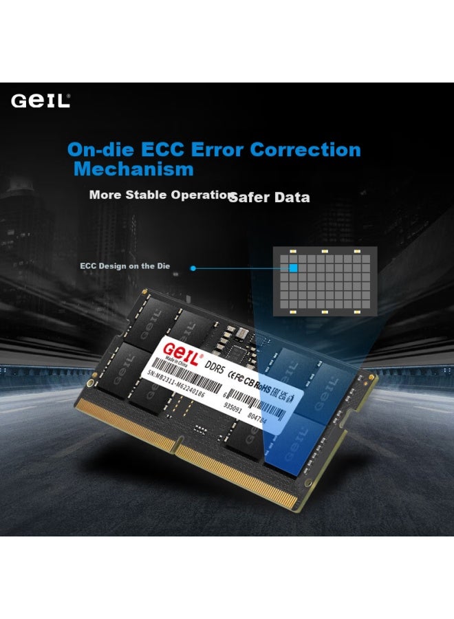 Geil Jinbang 32gb Ddr5 5200 Laptop Memory Module Millennium Series - Image 5