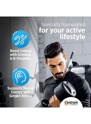 Centrum Energy Multivitamin with Ginseng and Gingko Biloba 30 Tablets - view 4