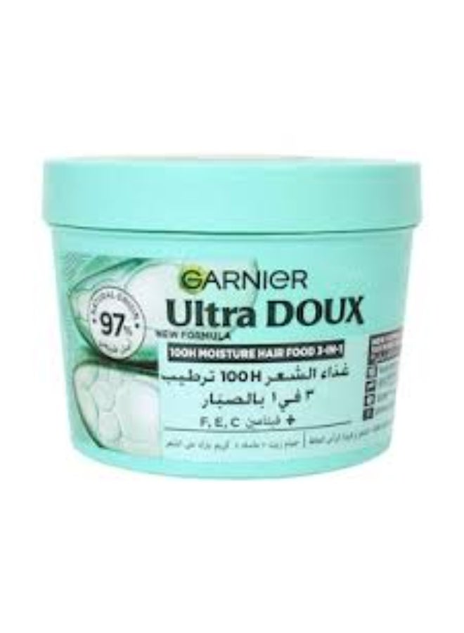 Ultra Doux 100h Moisture Hair Food 3 in 1 -390 ml