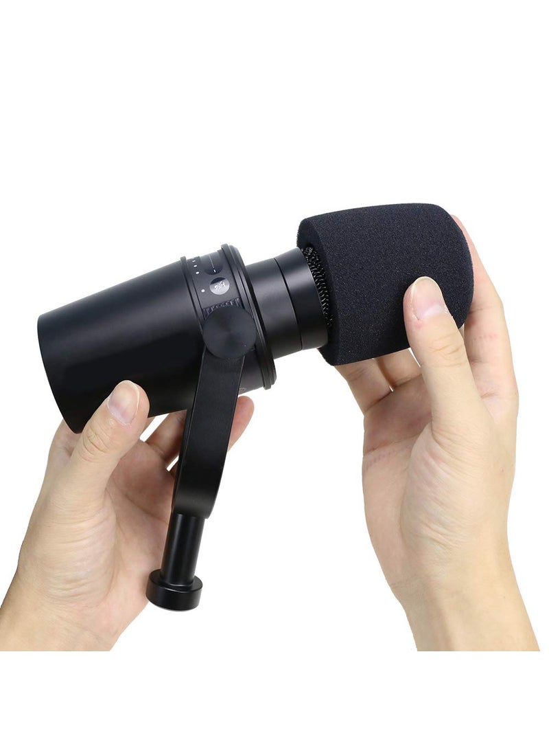SUNMON SUNMON Shure MV7 Pop Filter Foam Cover - Professional Mic Windscreen Wind Cover Compatible with Shure MV7 Podcast Microphone to Minimise Plosives  - Image 5