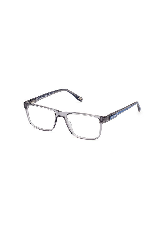 Men's Rectangular Eyeglass Frames Shiny Grey SKECHERS SE330402251 51 mm