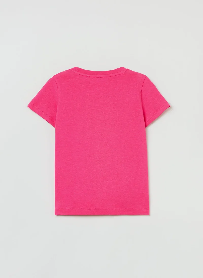 او في اس OVS Girls T Shirts - Red