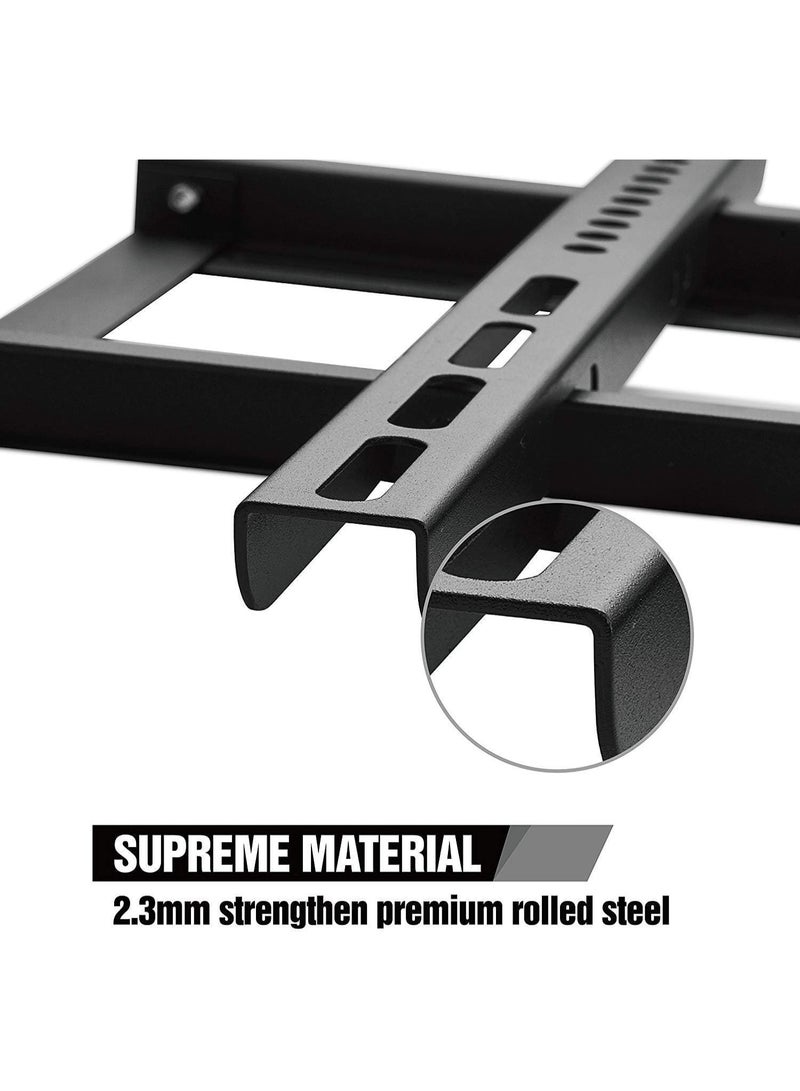 Fixed Wall Mount Bracket for 32–65 Inch LED/LCD/Plasma TVs – Heavy-Duty Steel Frame, Max VESA 400x400, Supports up to 45kg - Image 3