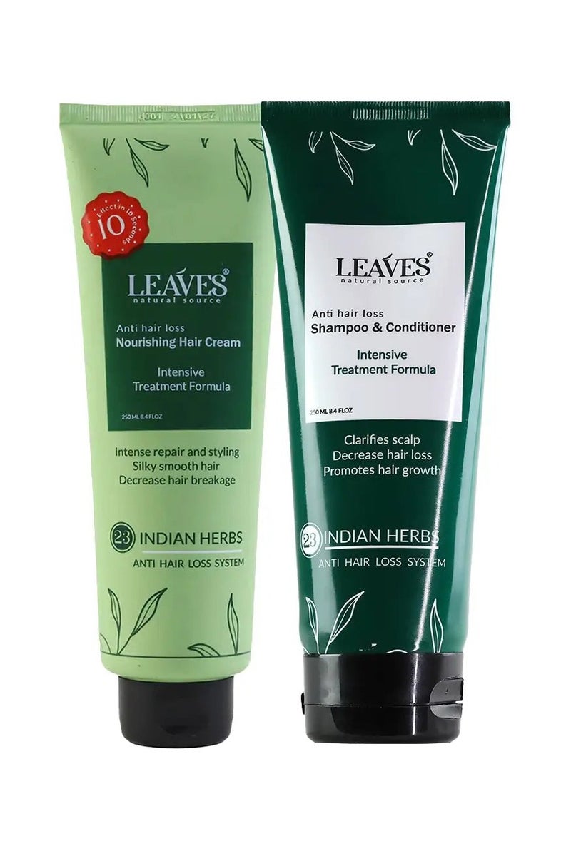 لييفز الروتين اليومي لترطيب الشعر كريم + شامبو - Image 1