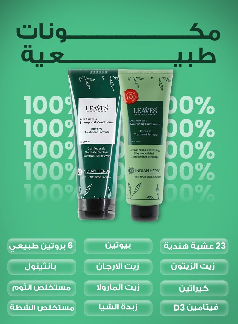 لييفز الروتين اليومي لترطيب الشعر كريم + شامبو - Image 2