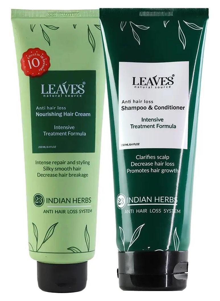 لييفز الروتين اليومي لترطيب الشعر كريم + شامبو - Image 1