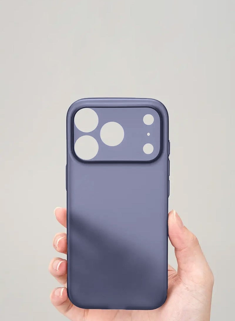 Techie Ultra Thin Frosted Matte Back Cover Case for iPhone 17 Pro Max – Slim, Smooth, Anti-Fingerprint – Frosted Blue - Image 4