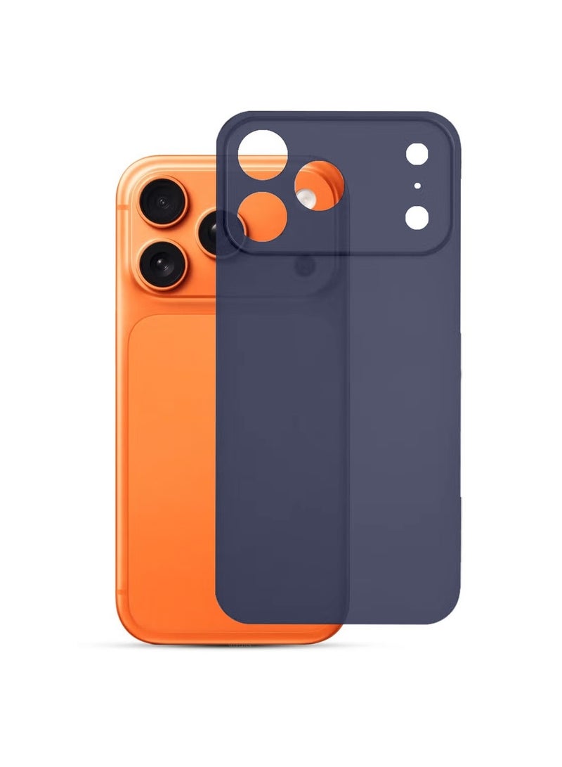 Techie Ultra Thin Frosted Matte Back Cover Case for iPhone 17 Pro Max – Slim, Smooth, Anti-Fingerprint – Frosted Blue - Image 3