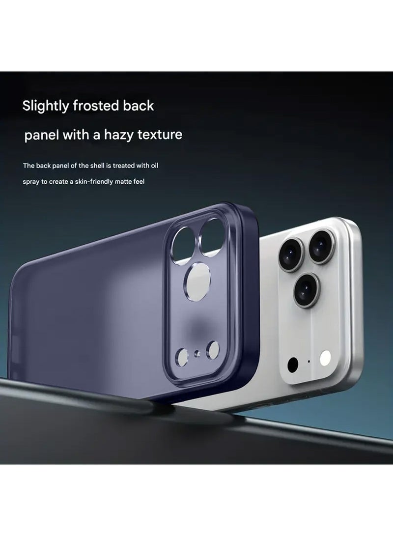 Techie Ultra Thin Frosted Matte Back Cover Case for iPhone 17 Pro Max – Slim, Smooth, Anti-Fingerprint – Frosted Blue - Image 2