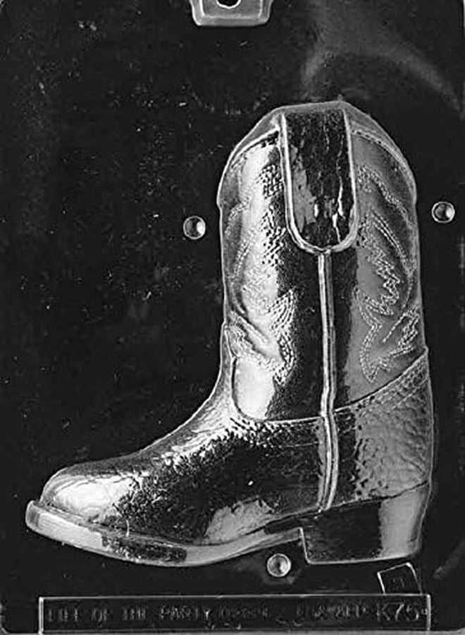 جراند ماماز جوديز قالب صابون حلوى الشوكولاتة ثلاثي الأبعاد على شكل حذاء رعاة البقر من جراند ماما (K075A & B) - قطعتان مع تعليمات تشكيل حصرية - Image 3