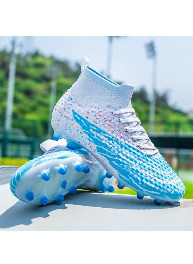 Beauenty - Mens Soccer Shoes Firm Ground Soccer Cleats Outdoor Indoor Professional Youth Boys Football Shoes Unisex Football Cleats - Image 1