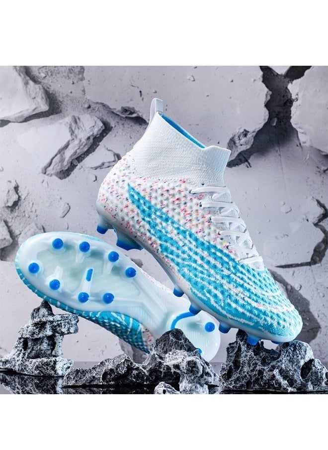Beauenty - Mens Soccer Shoes Firm Ground Soccer Cleats Outdoor Indoor Professional Youth Boys Football Shoes Unisex Football Cleats - Image 1