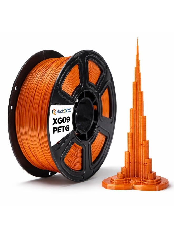 RobotGCC PETG Coffee Brown 3D Printer Filament 1.75mm 1KG, Durable Low-Warping Material, Rich Coffee Brown PETG for Café Decor and Furniture Miniatures - Image 2