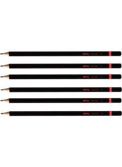 Rotring Exam Pen 2B 6 Pieces 