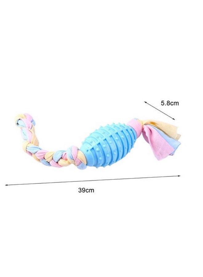 إيميلي بيتس لعبة تسنين الكلاب خفيفة الوزن لتعزيز العلاقة مع مطاط Tpr متين صغير متوسط كبير من مستلزمات الحيوانات الأليفة (أزرق سماوي) - Image 2