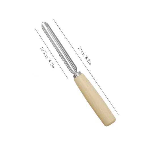 Zittop 2025 Upgrade Enucleator Tool - Stainless Steel Fruit & Vegetable Core Remover - 8.2in Enucleator for Stuffed Veggies, Eggplant, Cucumber - Seed Remover & Coring Gadget - Image 2