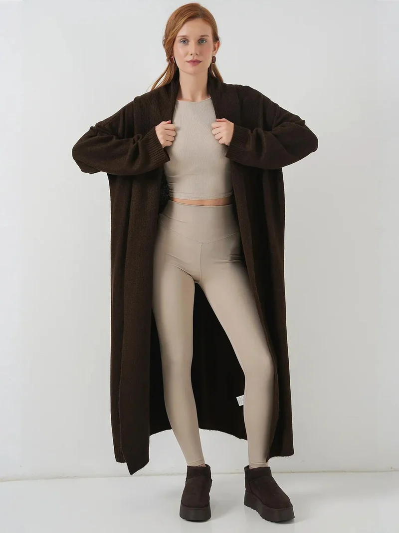 بيغ دارت كارديجان طويل مفتوح من الأمام من