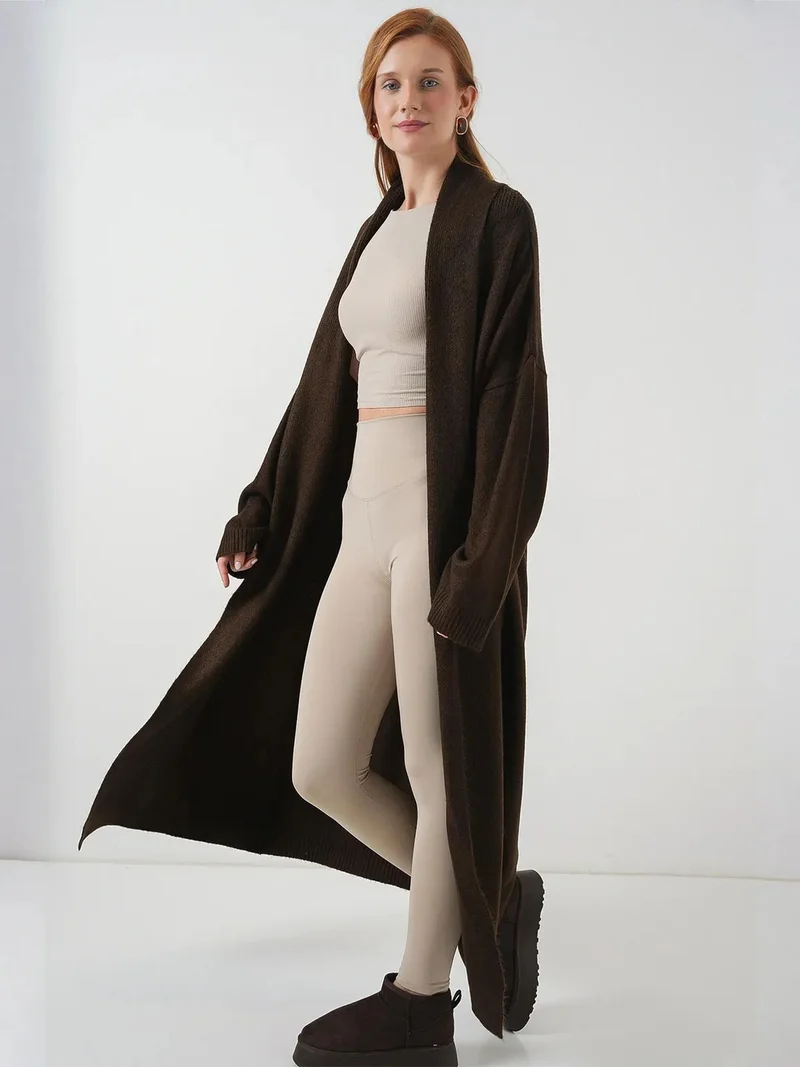 بيغ دارت كارديجان طويل مفتوح من الأمام من