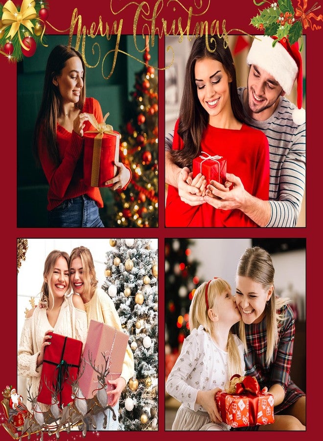 اتش تي اتش طقم أقراط مرصعة لعيد الميلاد للنساء، أقراط على شكل شجرة عيد الميلاد، فيونكة لطيفة، أقراط على شكل مصباح، هدايا عائلية لعيد الميلاد (15 زوجًا) - Image 2