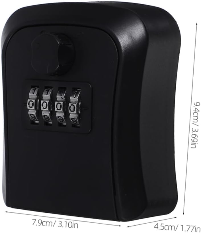 3Pcs Outdoor Wall Mount Key Lock Box Combination Code Box Easy Installation - Image 3