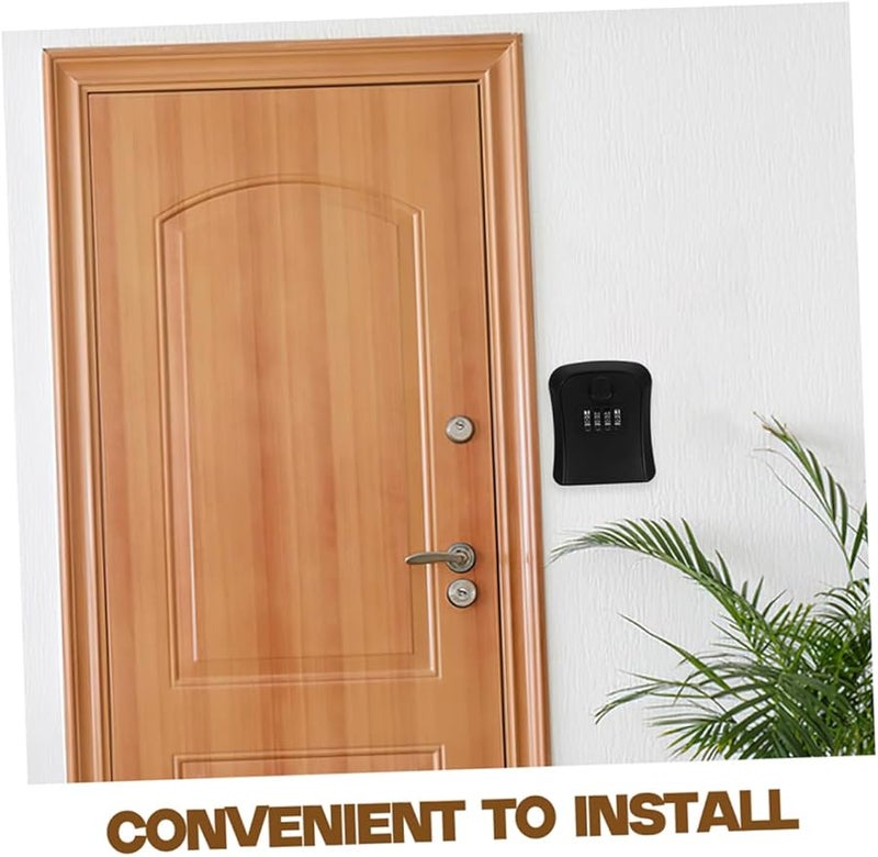 3Pcs Outdoor Wall Mount Key Lock Box Combination Code Box Easy Installation - Image 5