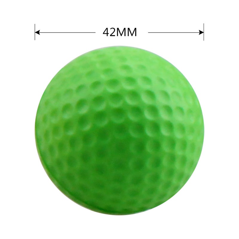 42Mm Mixed Color Pu Foam Solid Sponge Soft Ball Indoor Golf Practice Ball Pet Toy Ball Kidsren'S Toy - Image 3