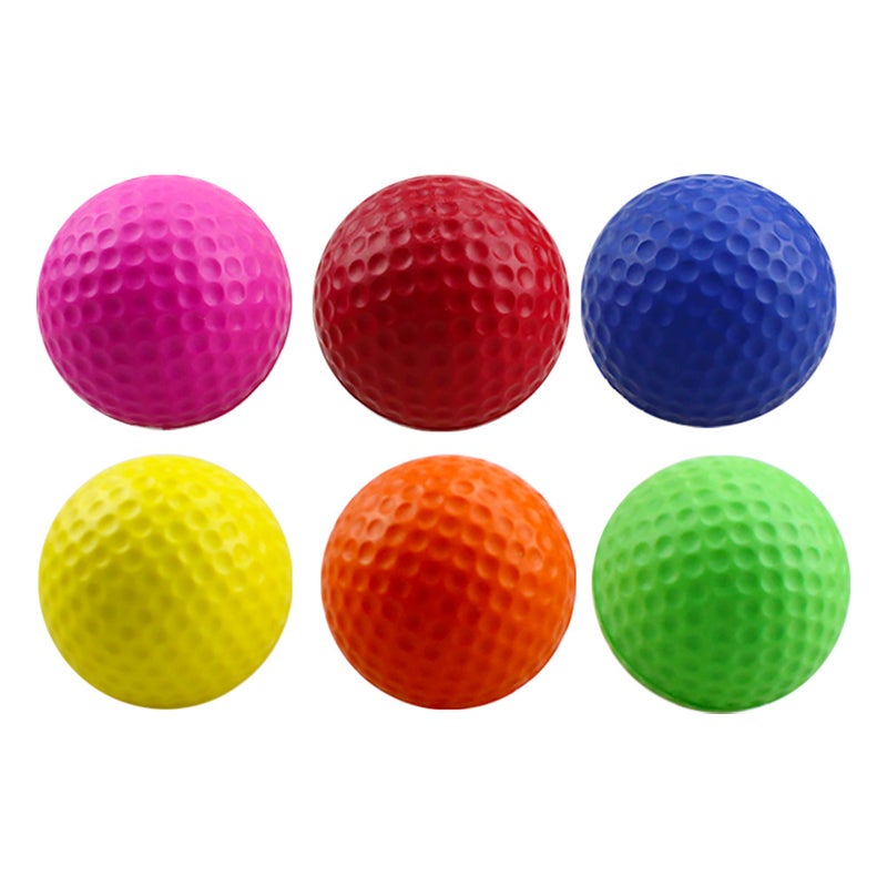 42Mm Mixed Color Pu Foam Solid Sponge Soft Ball Indoor Golf Practice Ball Pet Toy Ball Kidsren'S Toy - Image 5