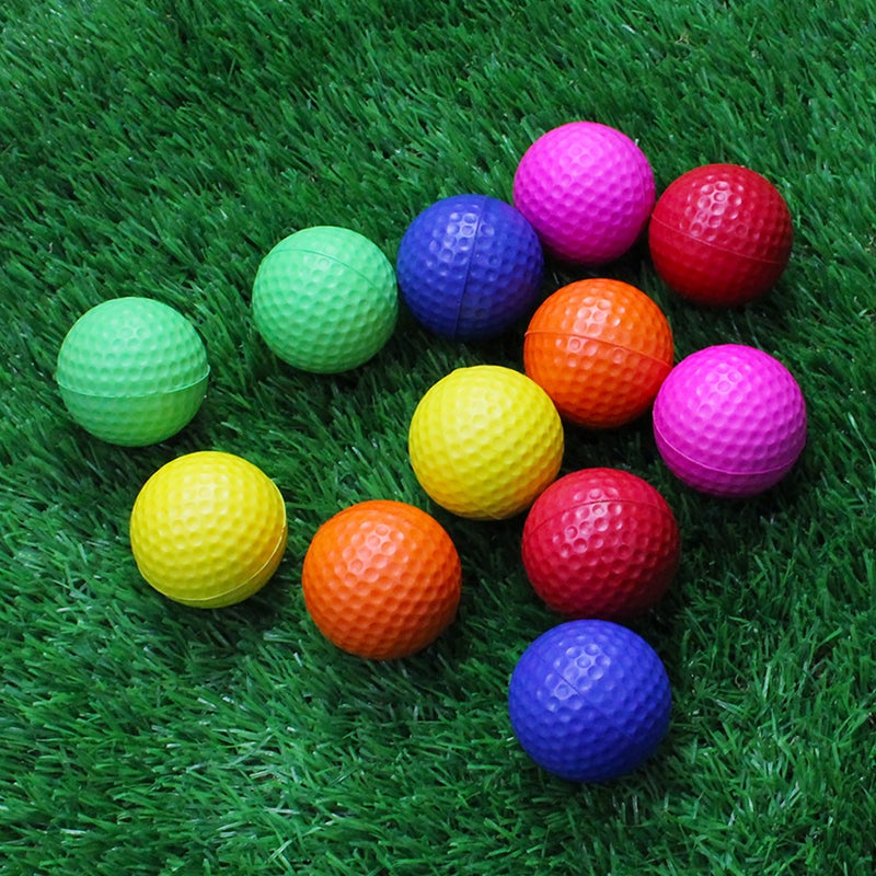 42Mm Mixed Color Pu Foam Solid Sponge Soft Ball Indoor Golf Practice Ball Pet Toy Ball Kidsren'S Toy - Image 2